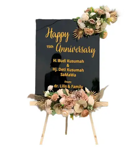 Papan Bunga Akrilik Singkil Dua